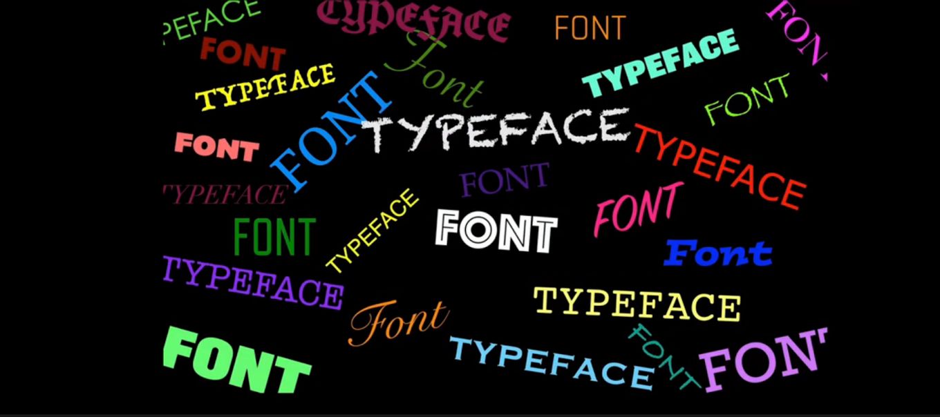 Fonts are not the same as typefaces