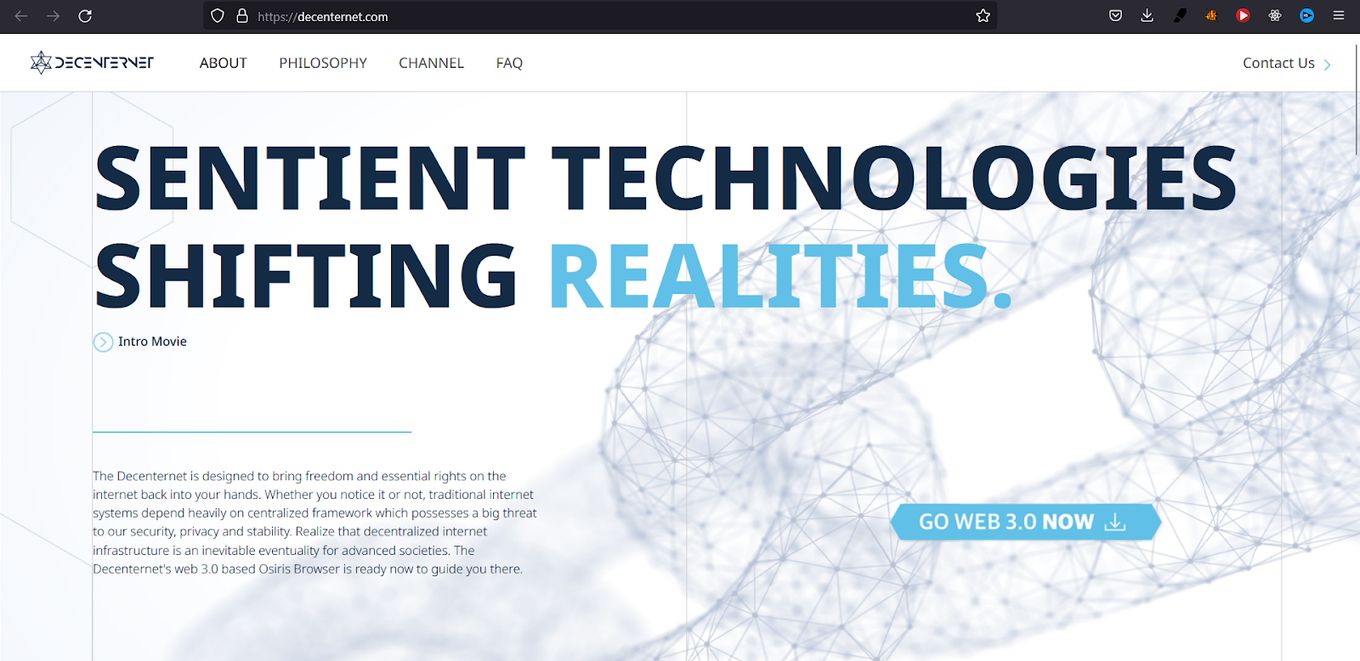Decenternet Web3 Startup