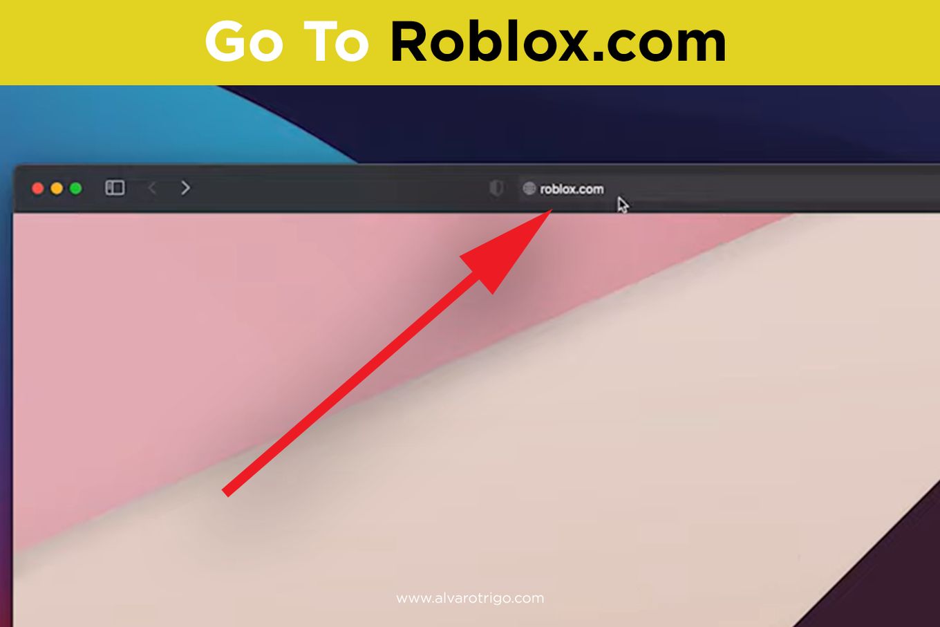 Type Roblox.com in any browser