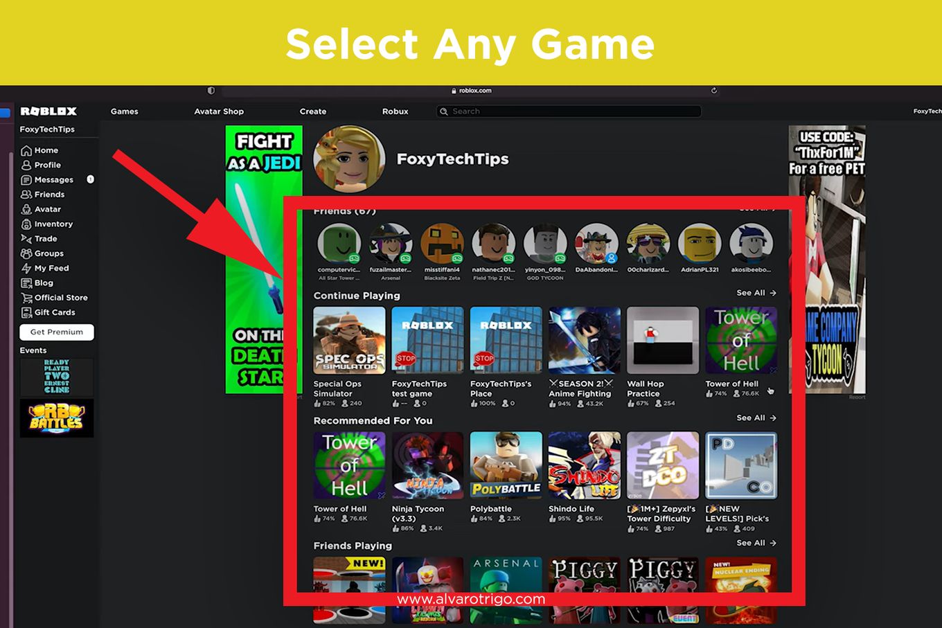 Continue does not show on homepage - Roblox Application and