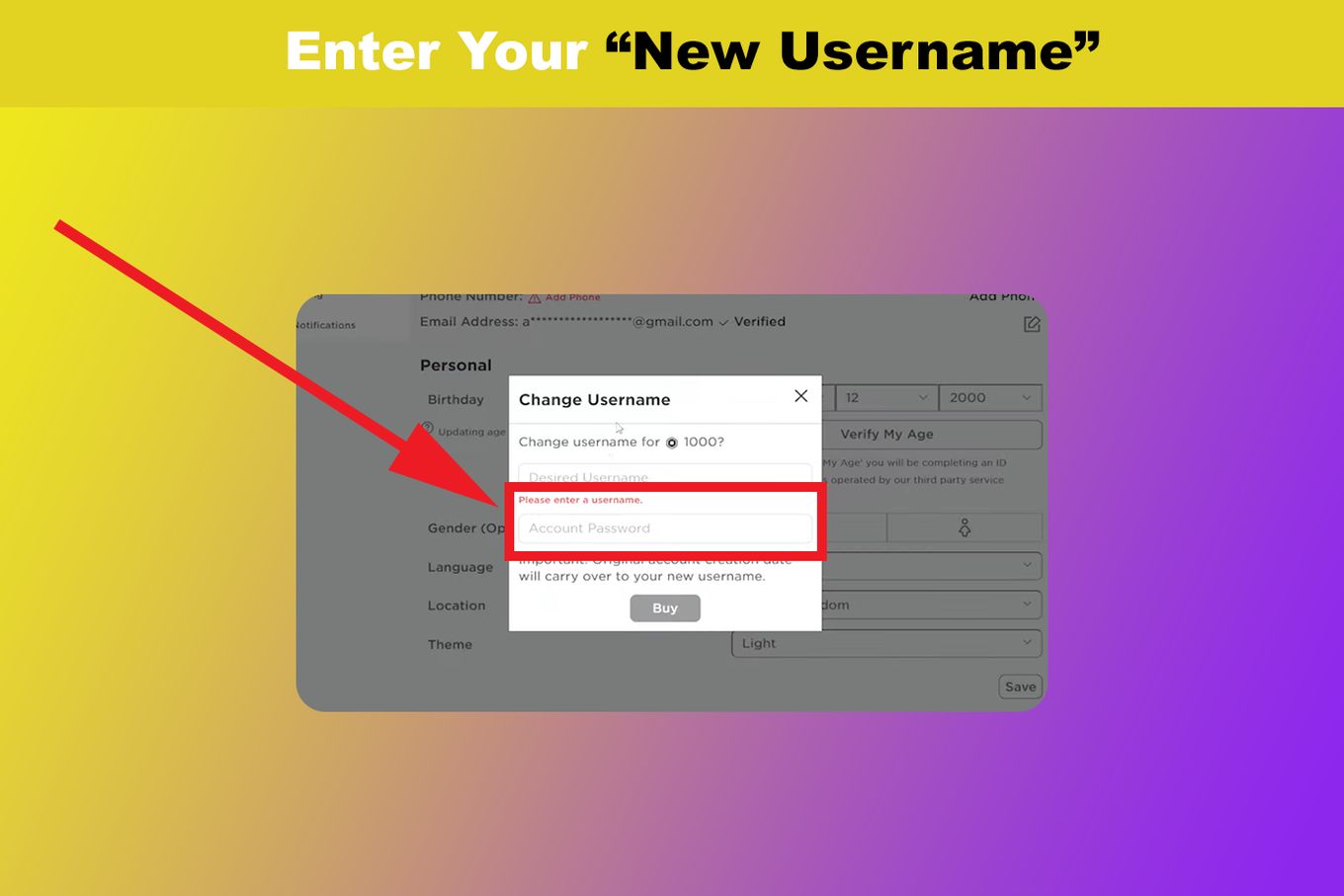 How to Change Your Username on Roblox