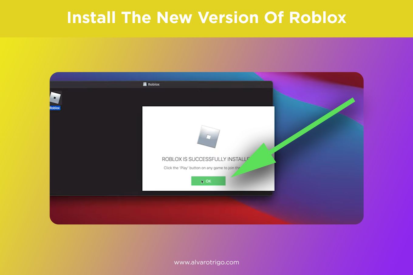 install new version of Roblox