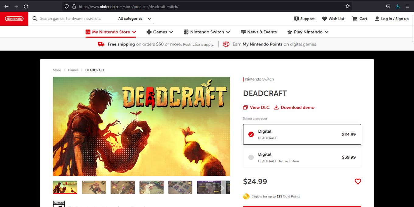 Deadcraft - Zombie Game for Switch