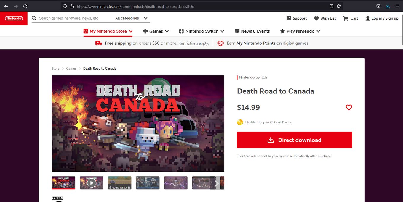 Death Road to Canada - Zombie Game for Switch