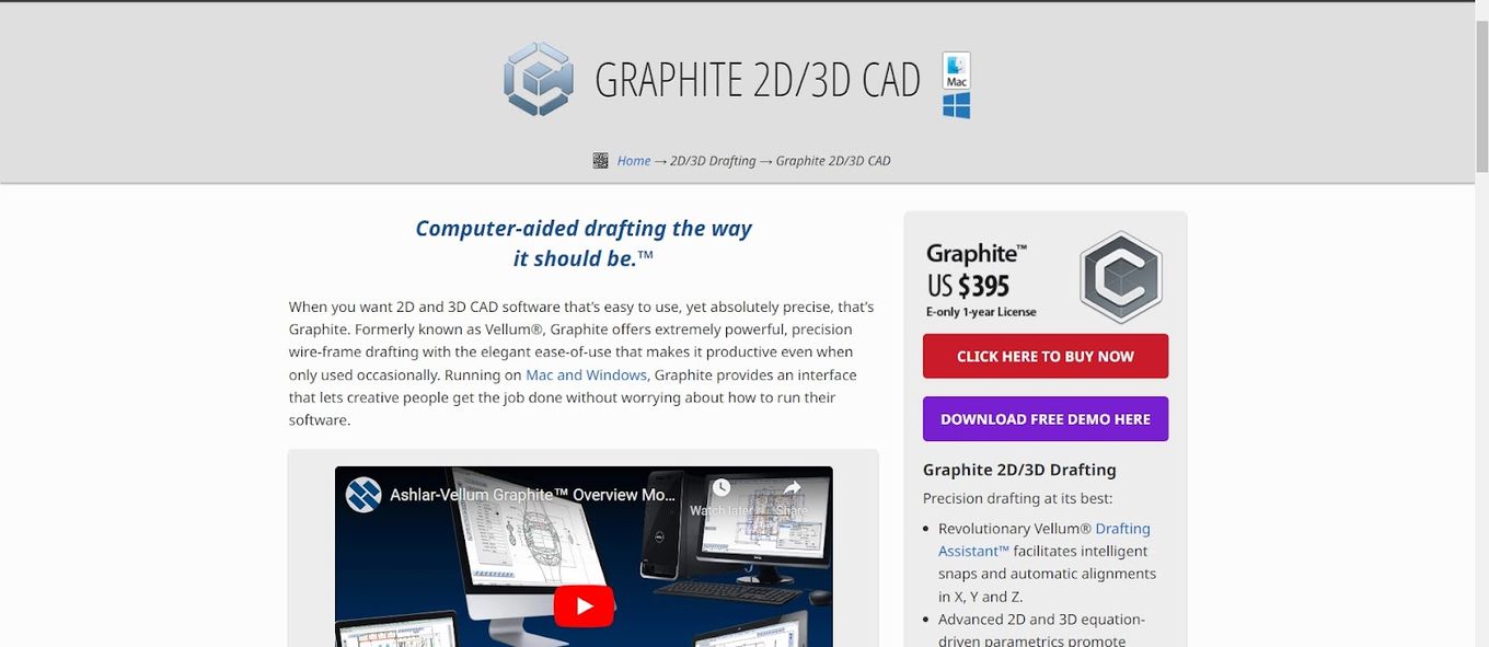 Graphite - CAD Program for Macintosh