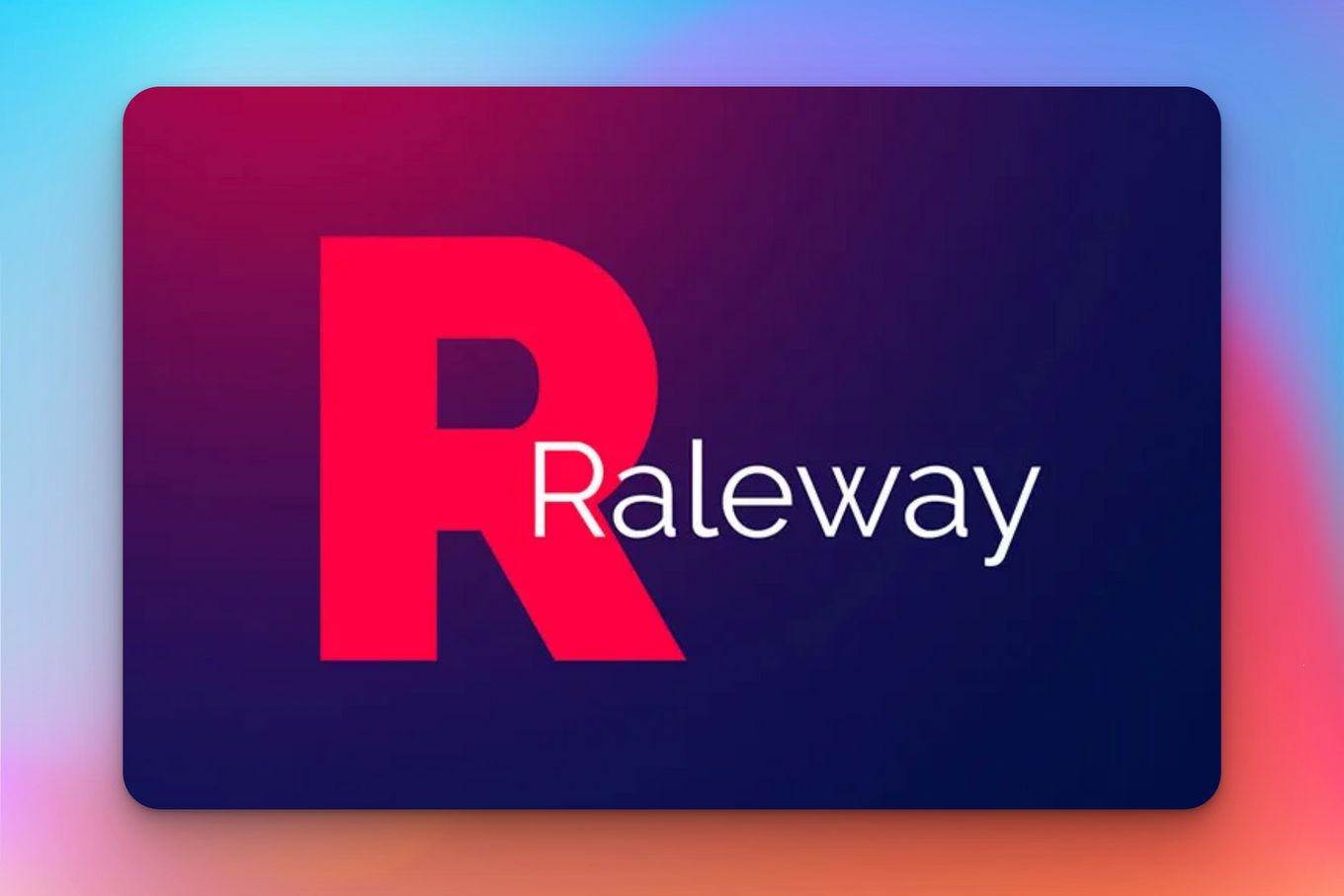 RaleWay Squarespace Font