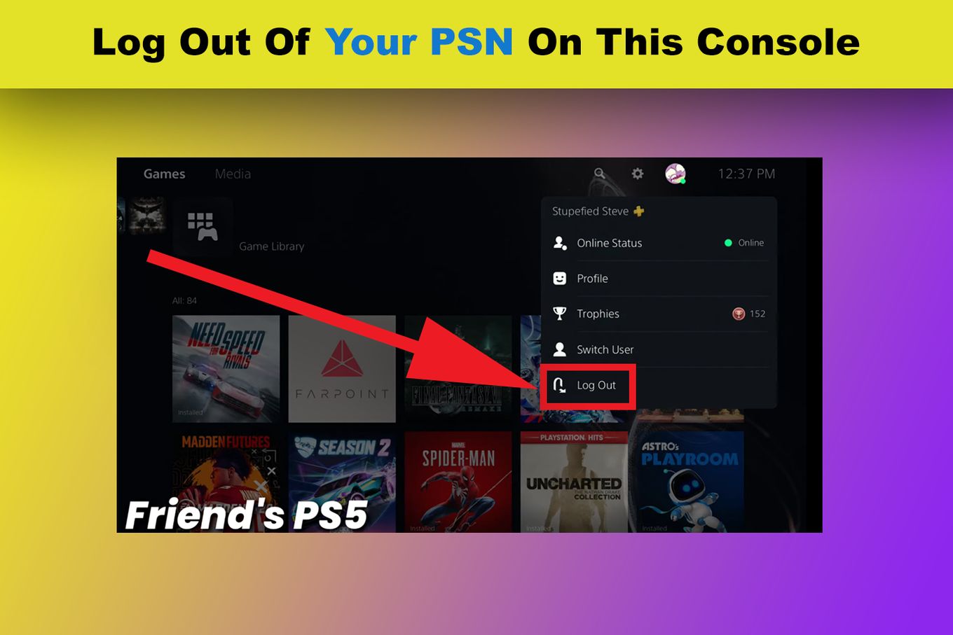 Как освободить место для игр на PS5 Как управлять свободным местом