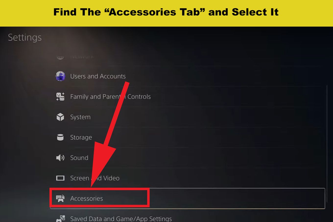Accessories Tab