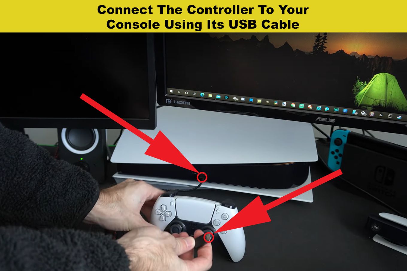 How to connect a PS5 controller on PC