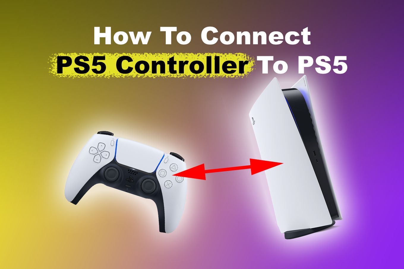 How to connect PS5 controller to PS4 console