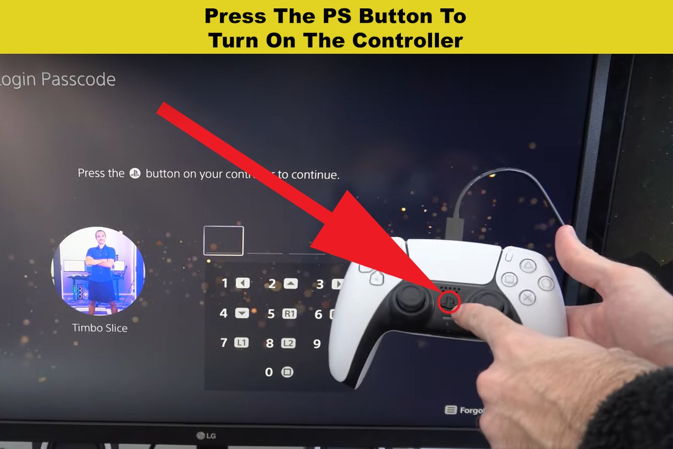 Press PS Button
