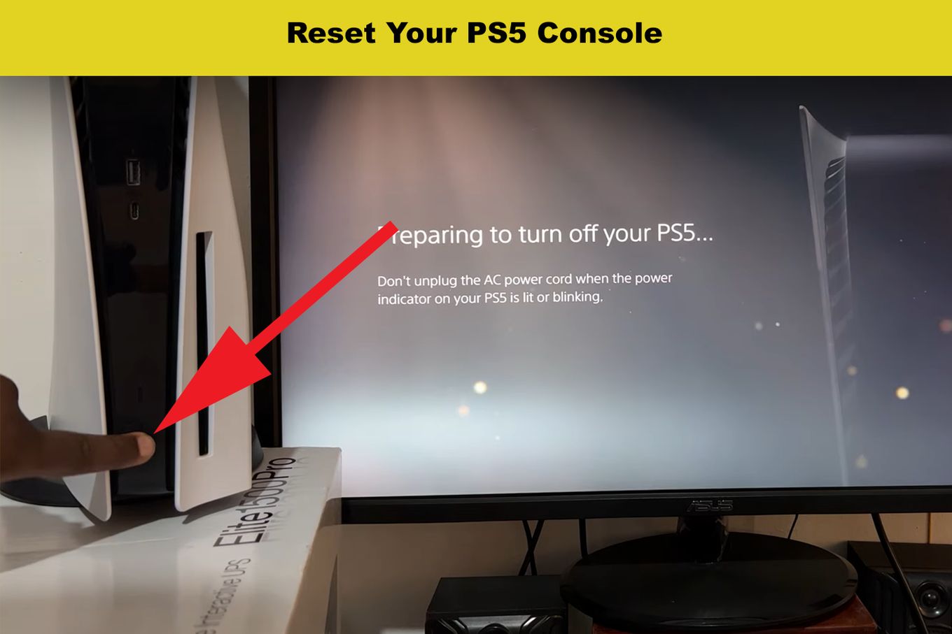 Reset PS5 Console