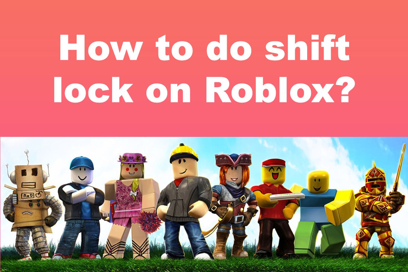 how to do shift lock on roblox