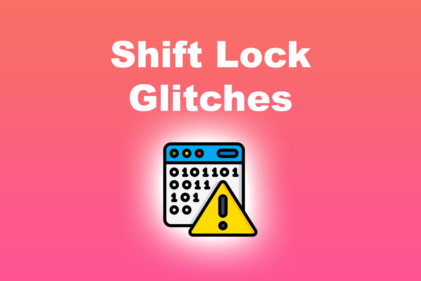 shift lock glitches in Roblox