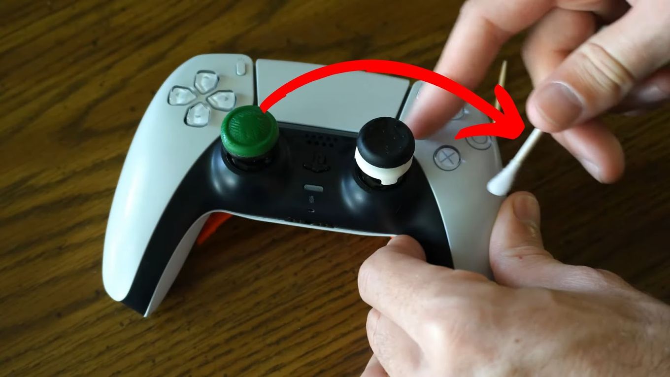 Clean Thumbsticks & Buttons on the PS5 Controller