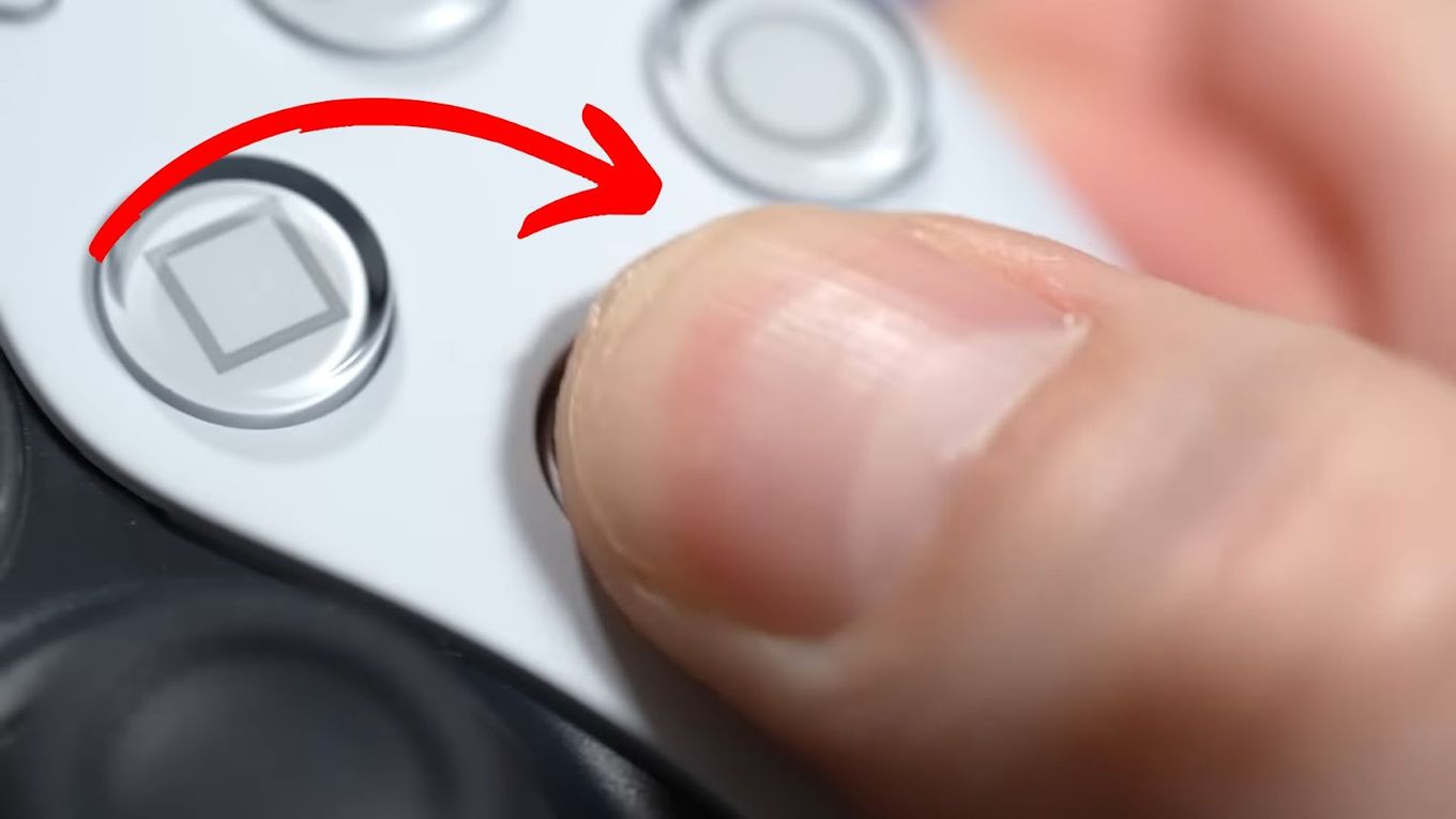 Press The Down Buttons of Your PS5 Controller 