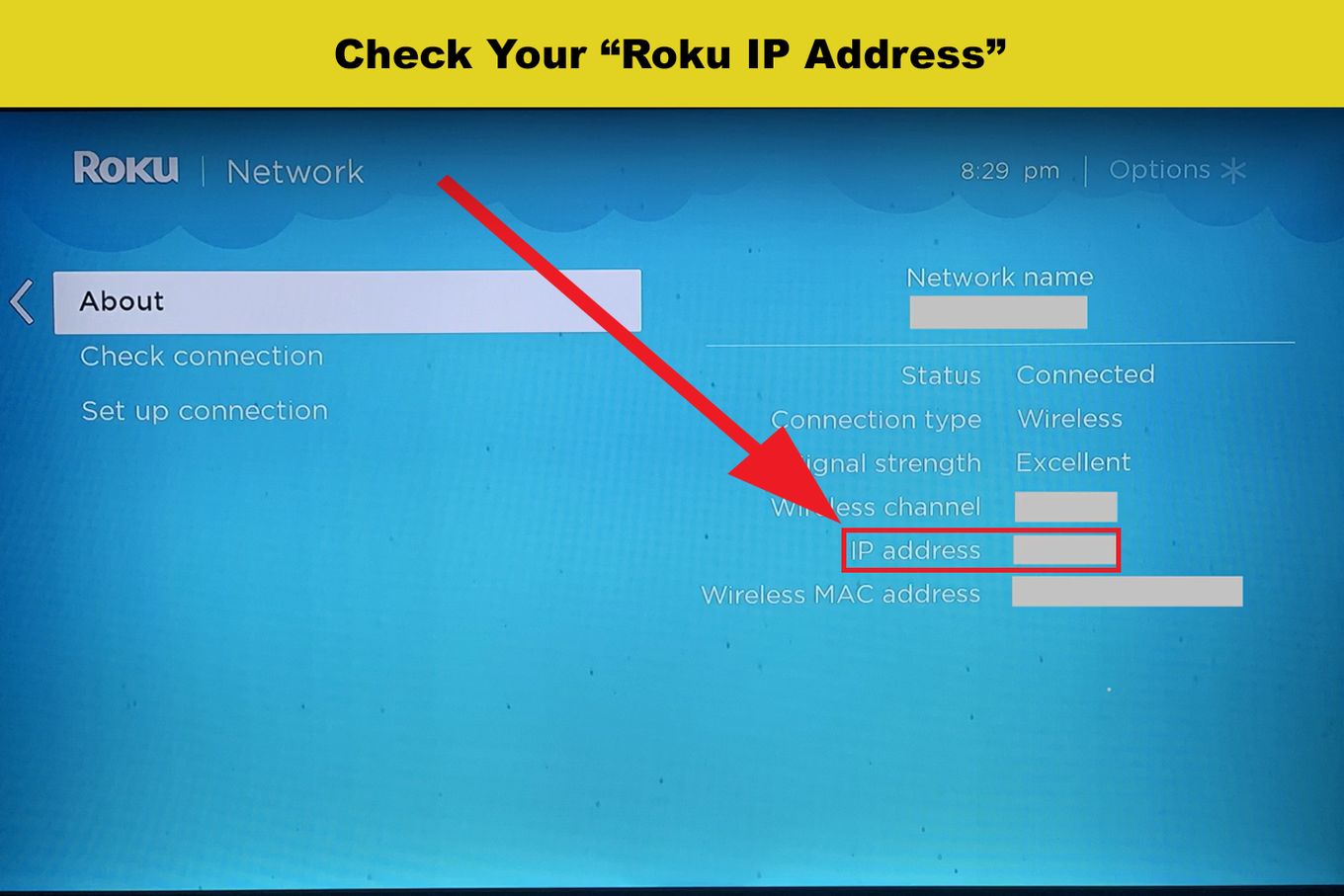 Check Your Roku Ip Address