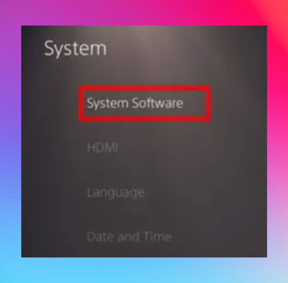 Navigate to Settings, select system
