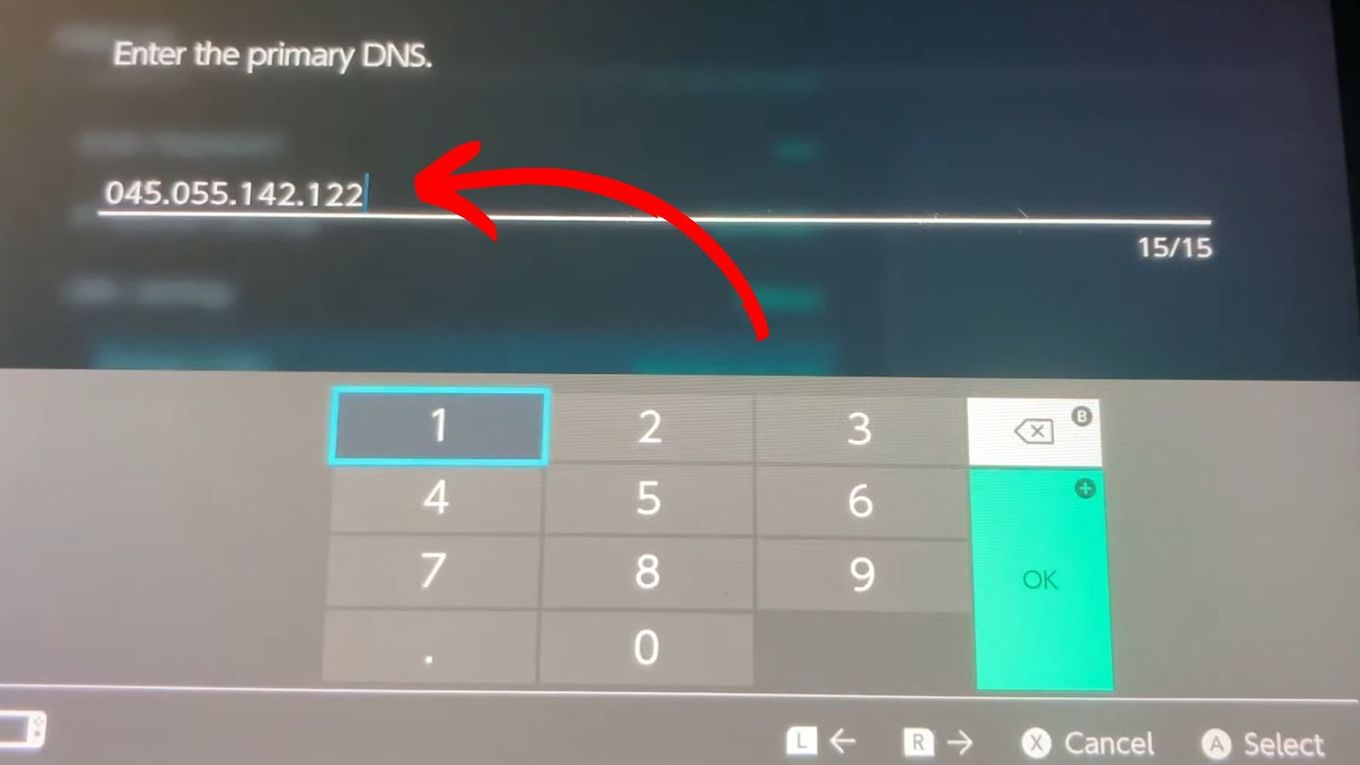 DNS Number Nintendo Switch