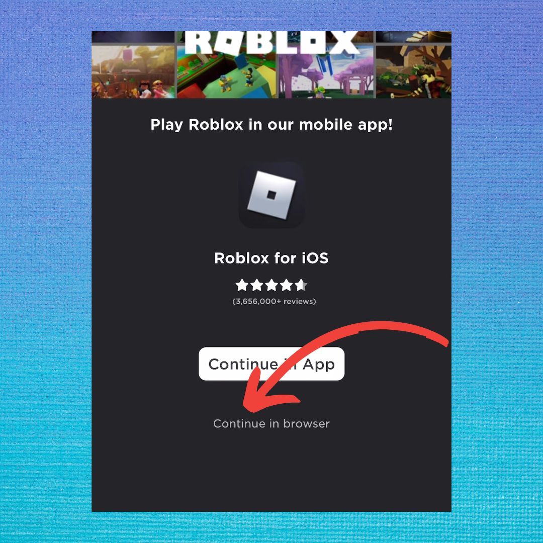 Mobile view of Roblox Studio website