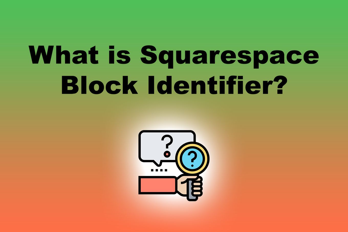 What is a squarespace block identifier