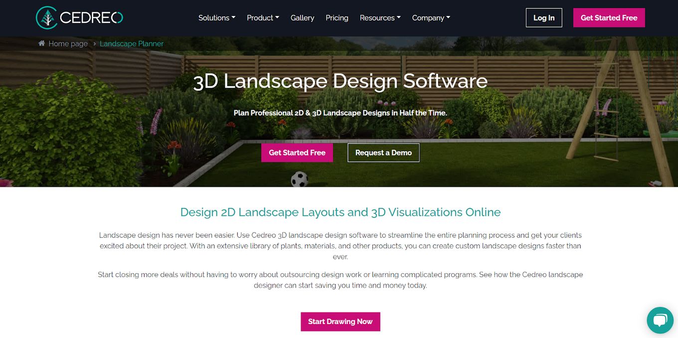 Cedreo landscape design software mac