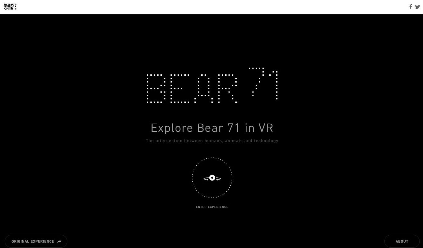 Bear 71 - Example of Digital Storytelling