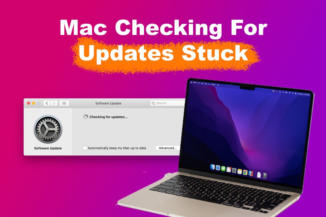 mac update download stuck