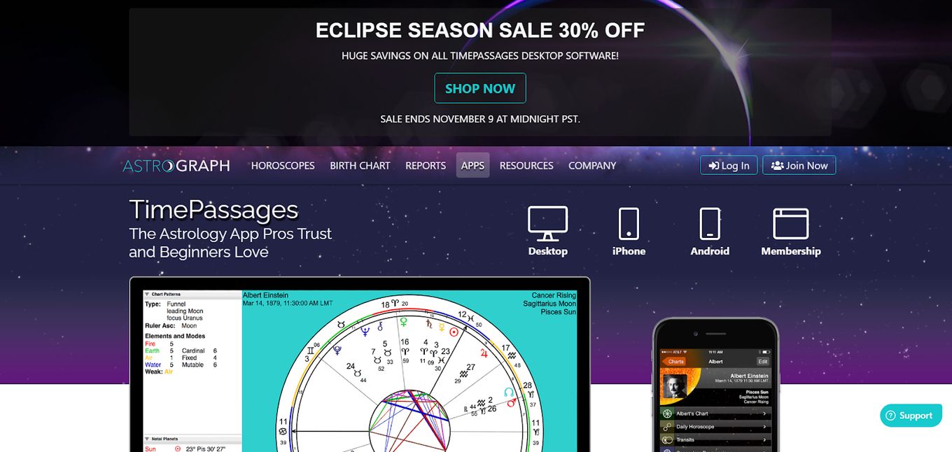 AstroGraph - Astrology Software For Mac