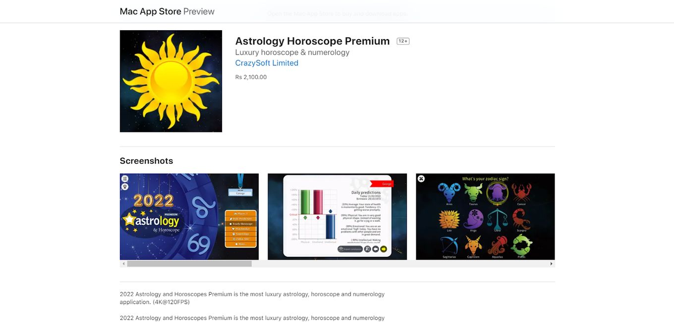 Astrology Horoscope Mac Software