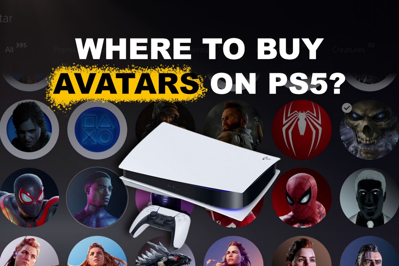 famélico becerro Llave How To Buy Avatars On PS5?