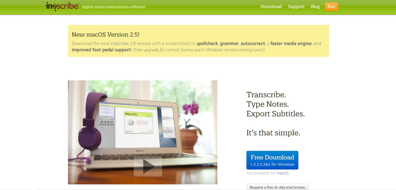 Inqscribe - Free Transcription Sofware Mac