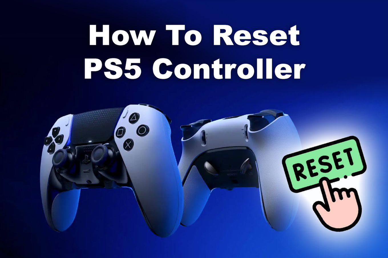 How To Reset PS5 Controller
