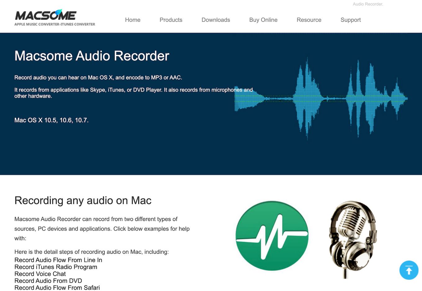 Macsome Audio Recorder Software