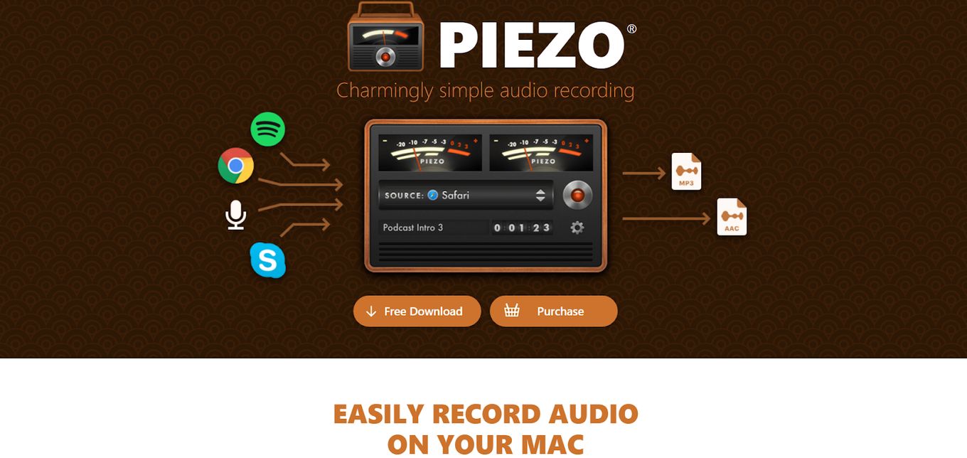 Piezo Audio Recording Software For Mac