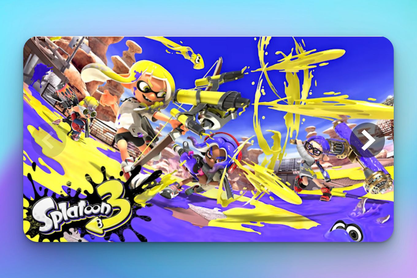 Splatoon3 - Best 8-Player Nintendo Switch Games