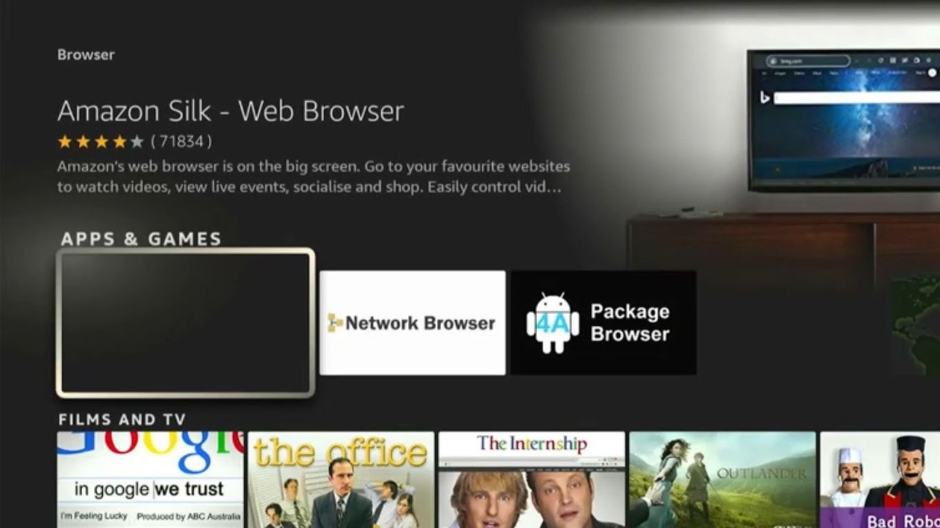 Fire TV gets Firefox and Silk web browsers support