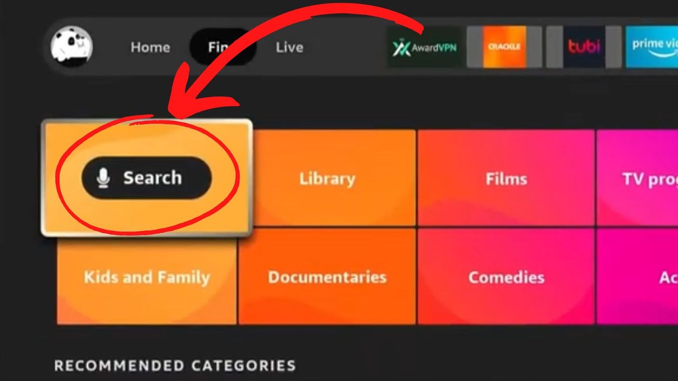 Search Fire TV