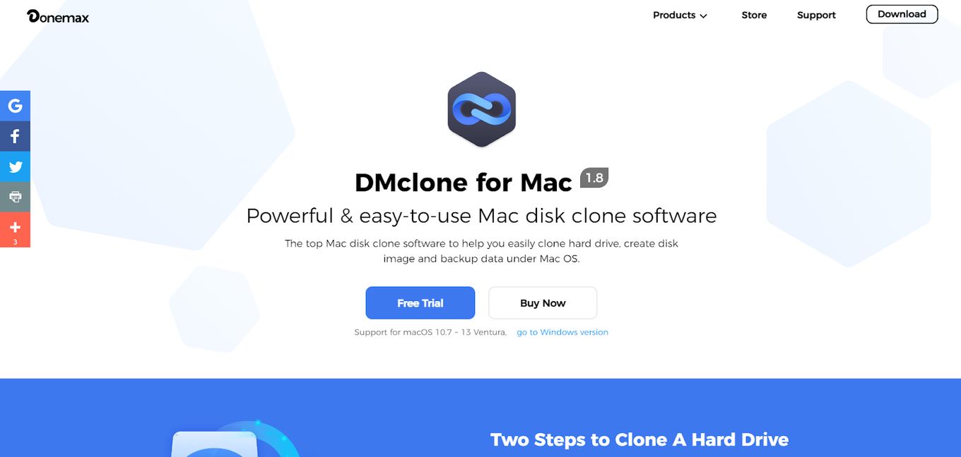 DMclone Mac cloning software