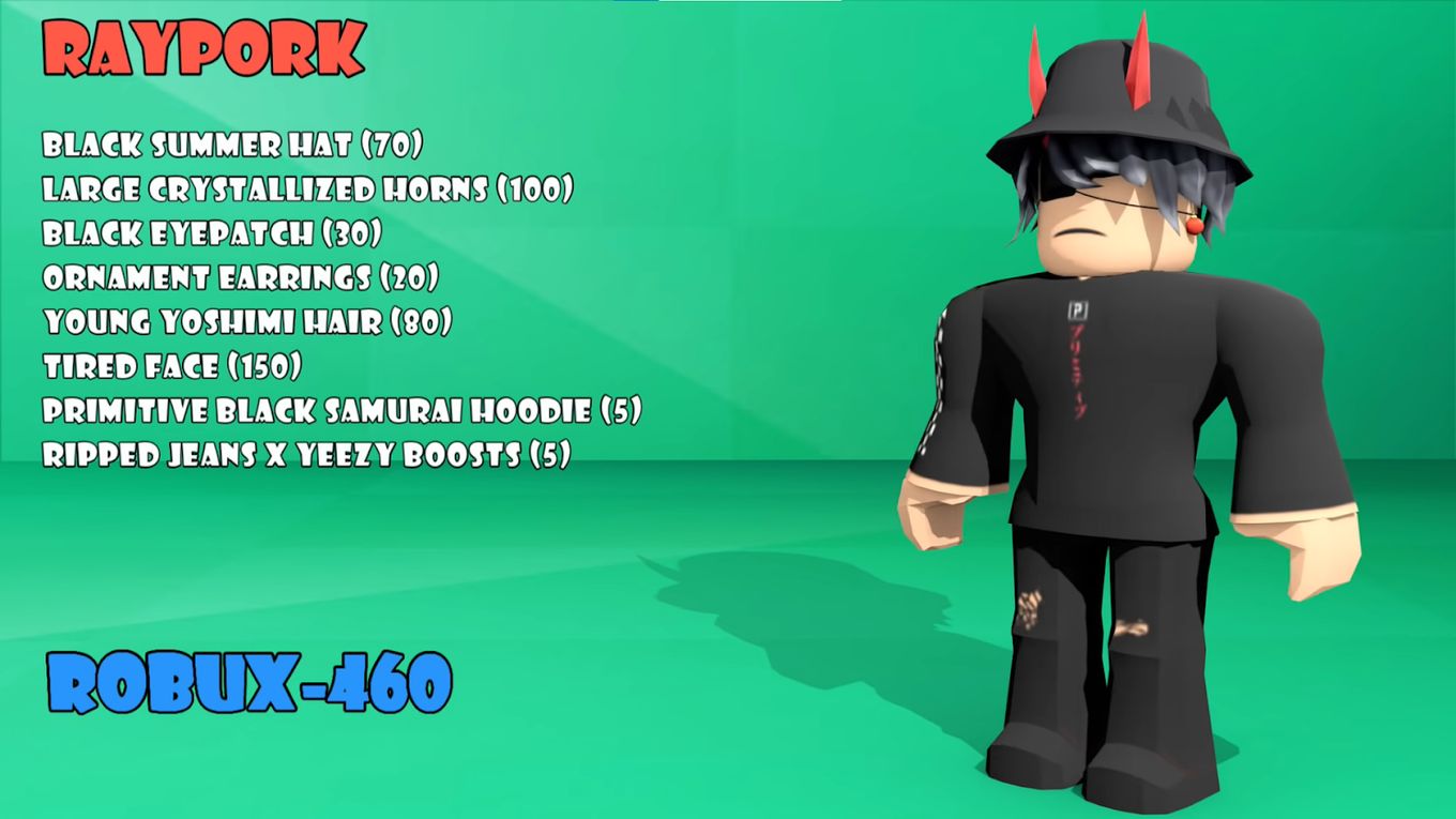 cute black 95 robux girl avatar idea