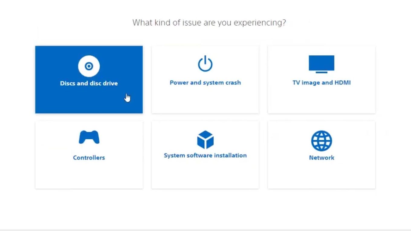  Select Your Issue - PS5 Warranty