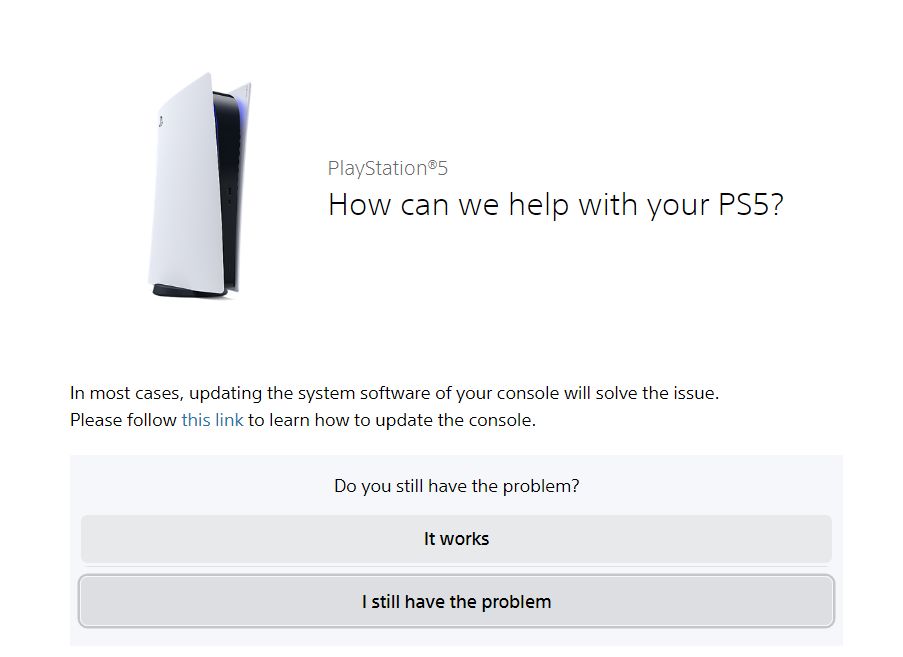 I Still Have Problem - PS5 Warranty