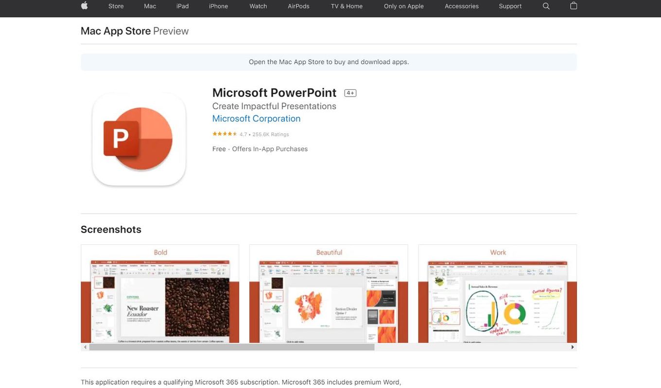 PowerPoint - Mac Presentation App