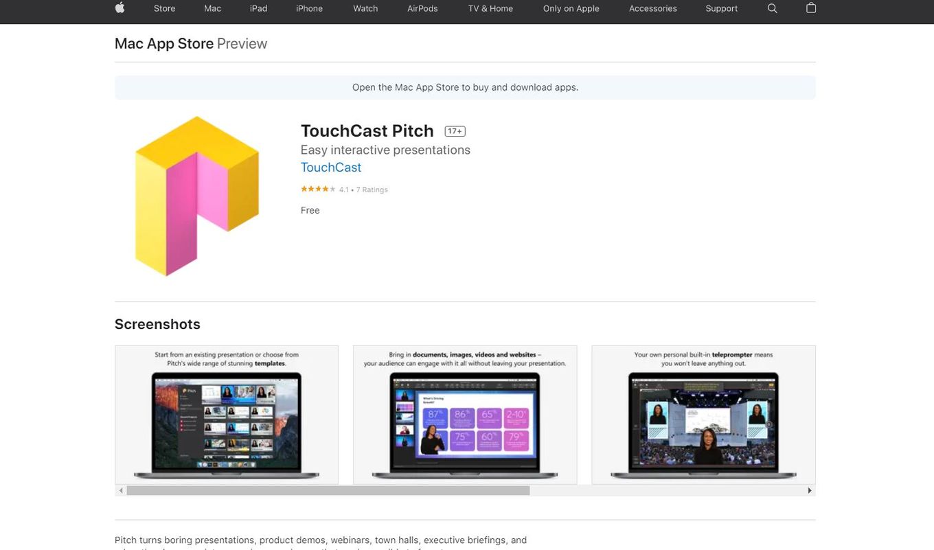 TouchCast Pitch - Presentation Software Mac