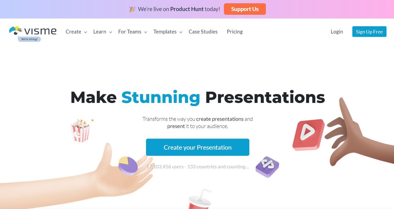 Visme - Presentation Online For Mac