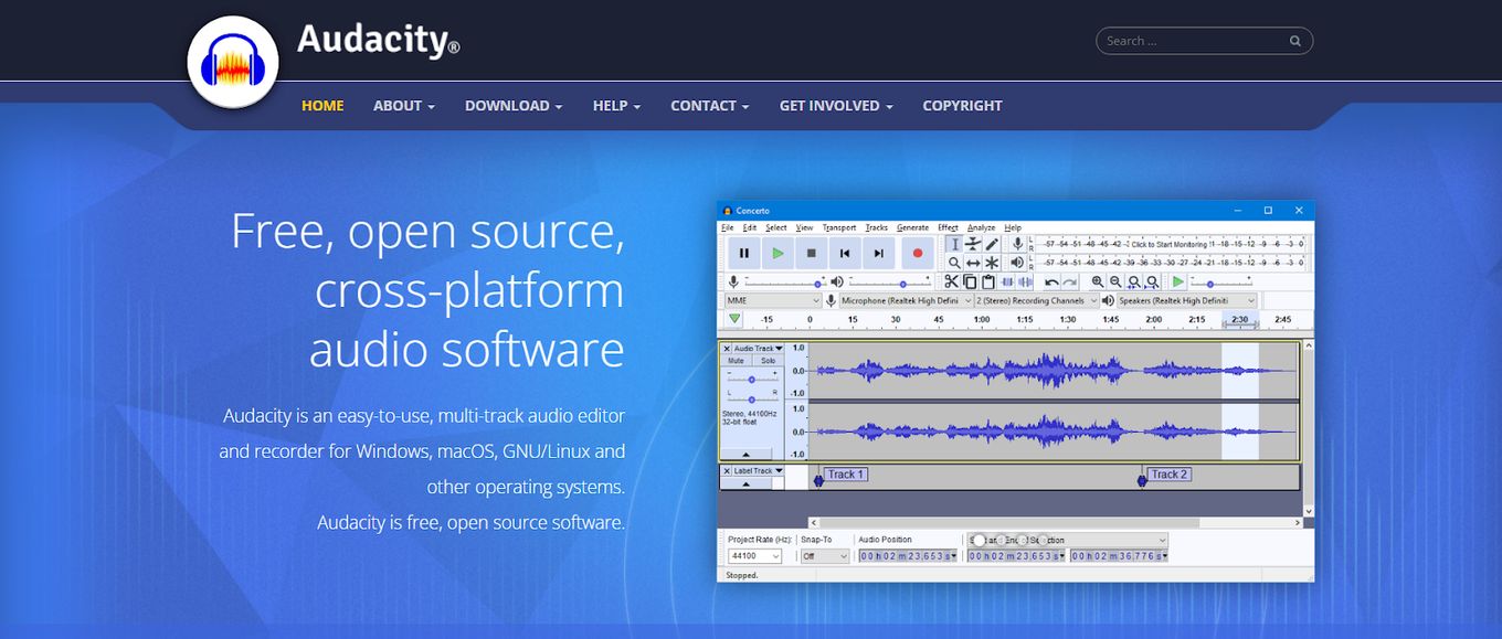 Audacity - Music Software Mac