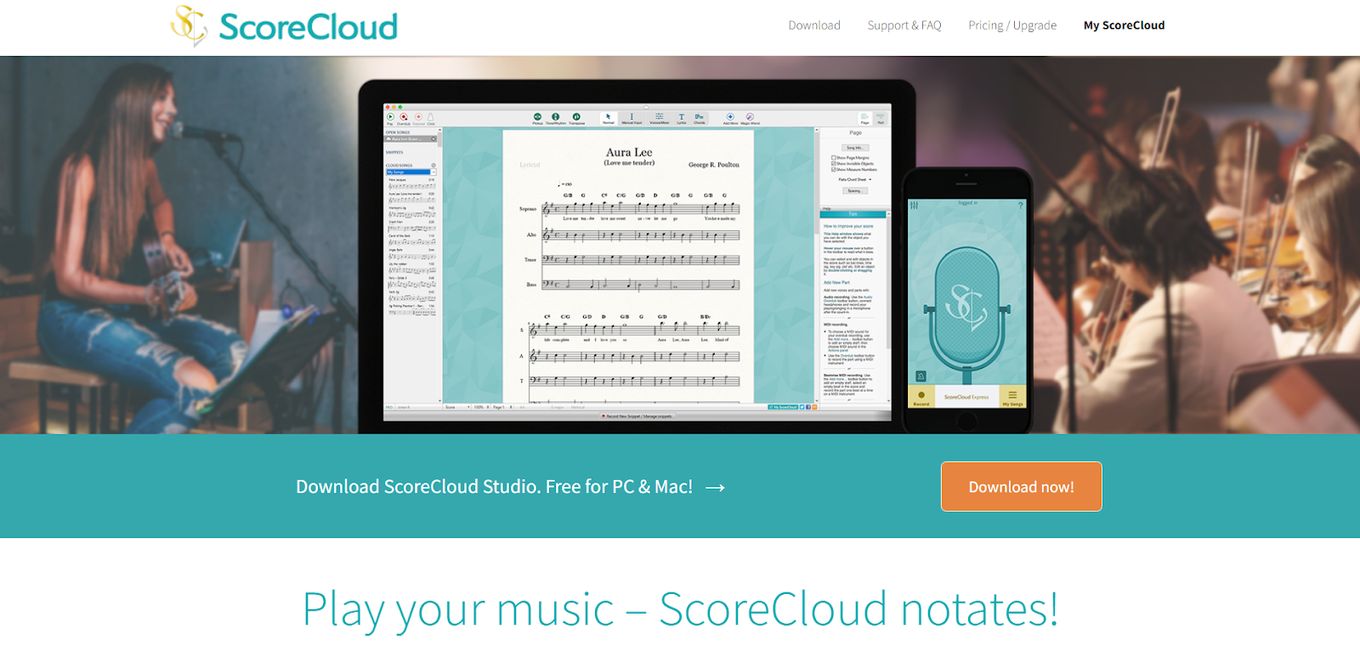 ScoreCloud - Music Software Mac