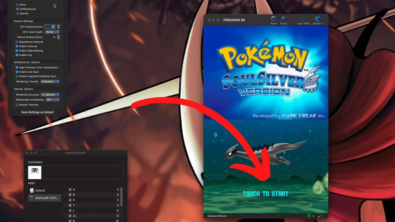 DeSmuMe Mac - Double Click  Pokemon Room File