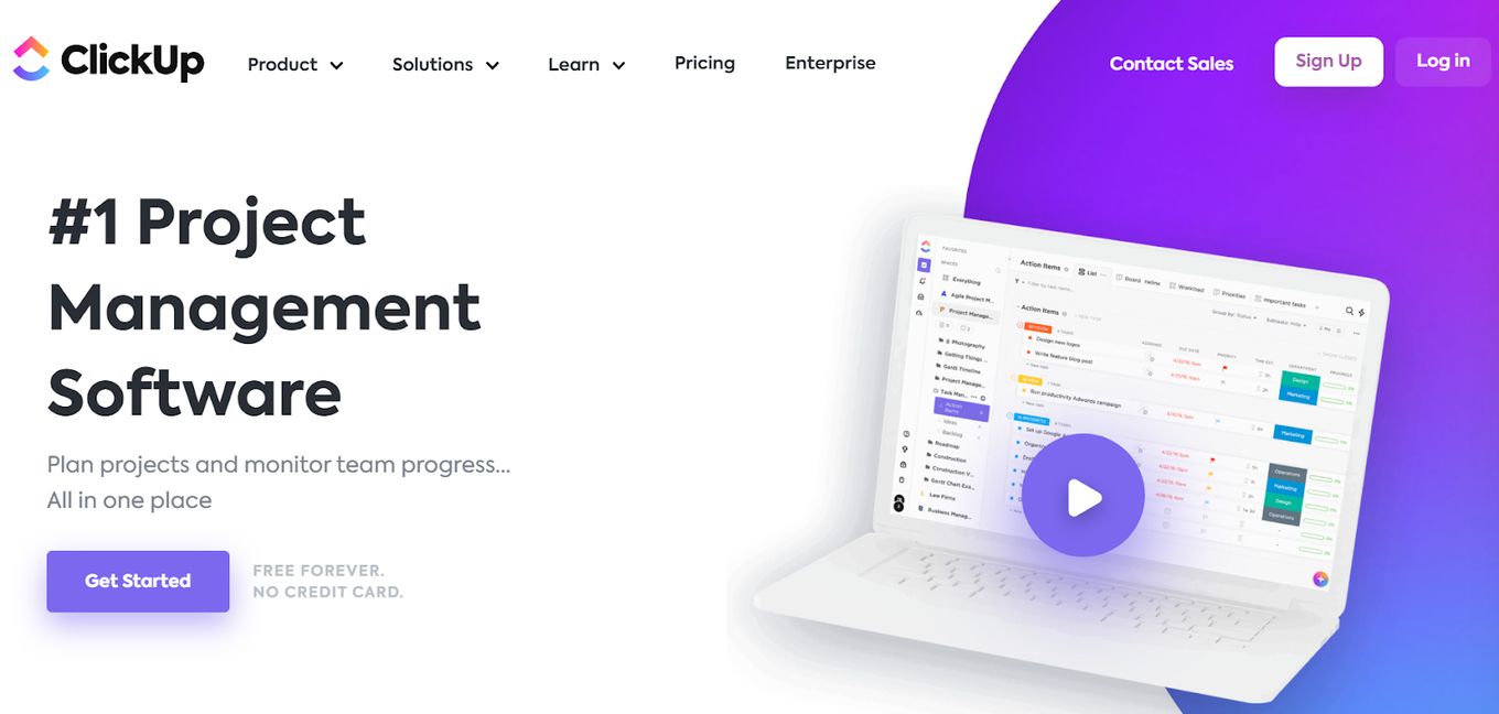 ClickUp - Mac Software For Project Management