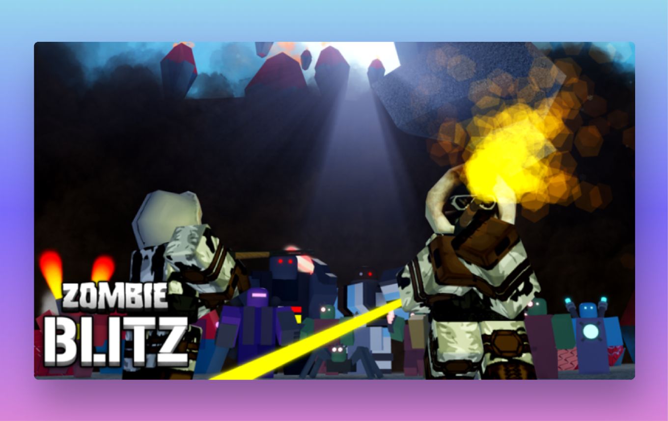 Underrated Scary Roblox Games - Zombie Blitz